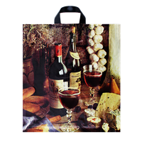 Igelitová taška 43x47 cm Víno 35 mic Igelitová taška 43x47 cm Víno 35 mic