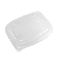 Plastové víčko PP k 1-dílné misce na jídlo 1250 ml transparentní Plastové víčko PP k 1-dílné misce na jídlo 1250 ml transparentní