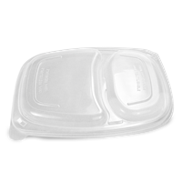 Plastové víčko PP k 2-dílné misce na jídlo 1250 ml transparentní Plastové víčko PP k 2-dílné misce na jídlo 1250 ml transparentní