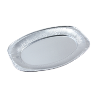 Hliníkový podnos oválný 34x24 cm Hliníkový podnos oválný 34x24 cm