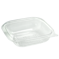 Plastová miska rPET 125x125x27 mm hranatá 250 ml transparentní Plastová miska rPET 125x125x27 mm hranatá 250 ml transparentní