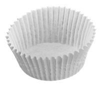 Cukrářské košíčky papírové 45x25 mm bílé Cukrářské košíčky papírové 45x25 mm bílé