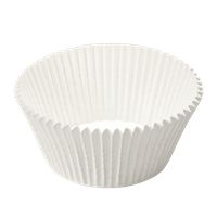 Cukrářské košíčky papírové 50x32 mm bílé Cukrářské košíčky papírové 50x32 mm bílé