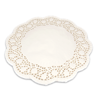 Papírová krajka dekorativní 28 cm kulatá Papírová krajka dekorativní 28 cm kulatá