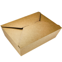 Papírový box EKO na jídlo 195x140x65 mm kraft s chlopněmi 2000 ml ideal pack® Papírový box EKO na jídlo 195x140x65 mm kraft s chlopněmi 2000 ml ideal pack®