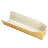 Papírový tácek EKO párek v rohlíku / hot dog 179x42x40 mm Papírový tácek EKO párek v rohlíku / hot dog 179x42x40 mm