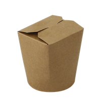 Papírový box EKO na nudle 750 ml kulaté dno kraft Papírový box EKO na nudle 750 ml kulaté dno kraft