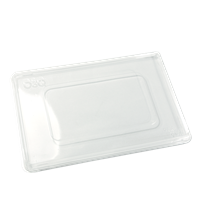 Plastové víčko PET na misku 207x127 mm transparentní Plastové víčko PET na misku 207x127 mm transparentní