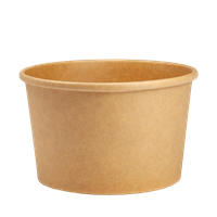 Papírová miska EKO na polévku 230 ml kraft ideal pack® Papírová miska EKO na polévku 230 ml kraft ideal pack®