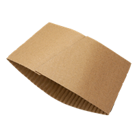 Papírový obal / návlek EKO na kelímek papírový 300-500ml hnědý Papírový obal / návlek EKO na kelímek papírový 300-500ml hnědý