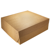 Krabice na dort papírová EKO 28x28x10 cm KRAFT ideal pack® Krabice na dort papírová EKO 28x28x10 cm KRAFT ideal pack®