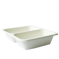 EKO - BIO zatavovací miska 2D cukrová třtina 227x178x50 mm bílá EKO - BIO zatavovací miska 2D cukrová třtina 227x178x50 mm bílá